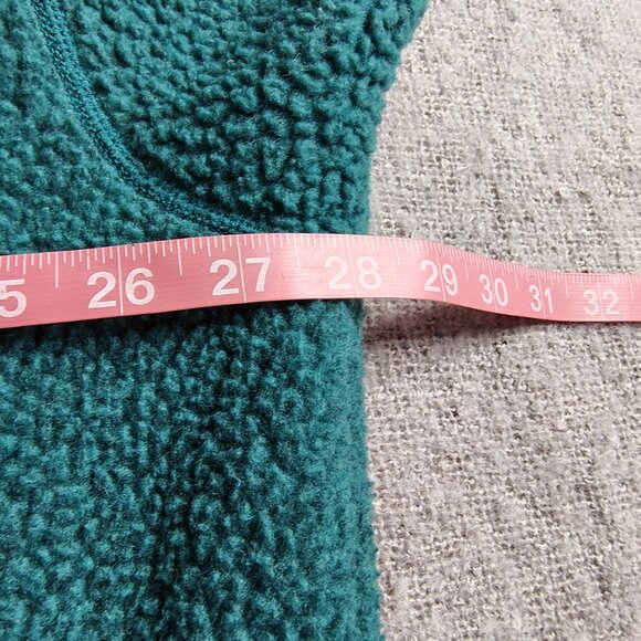 Vintage Patagonia Fleece Jacket Size XXL Green Deep Pile Wooly Pullover USA - Picture 7 of 13